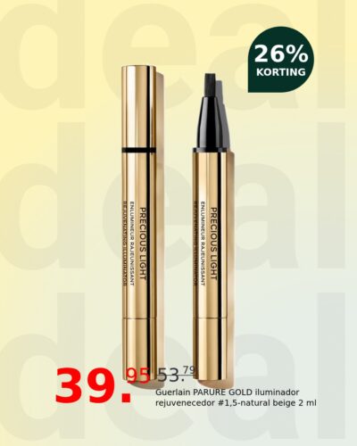 Guerlain PARURE GOLD iluminador rejuvenecedor #1,5-natural beige 2 ml