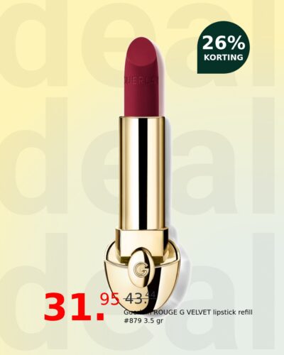 Guerlain ROUGE G VELVET lipstick refill #879 3.5 gr