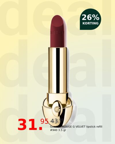 Guerlain ROUGE G VELVET lipstick refill #940 3.5 gr