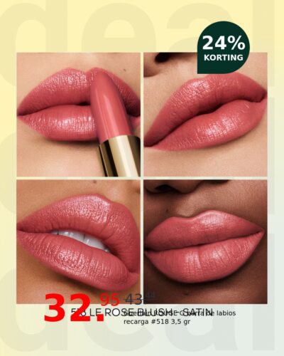 Guerlain ROUGE G barra de labios recarga #518 3,5 gr