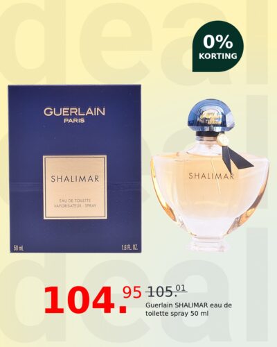 Guerlain SHALIMAR eau de toilette spray 50 ml