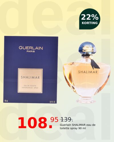 Guerlain SHALIMAR eau de toilette spray 90 ml