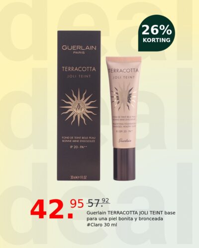 Guerlain TERRACOTTA JOLI TEINT base para una piel bonita y bronceada #Claro 30 ml