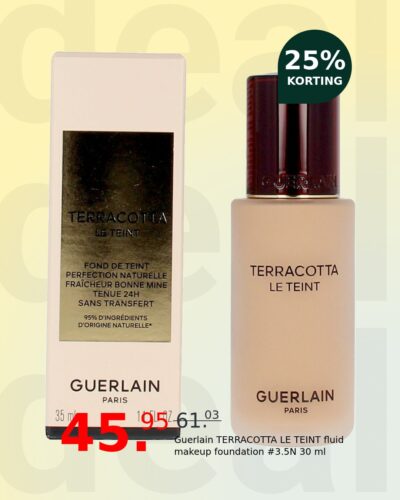 Guerlain TERRACOTTA LE TEINT fluid makeup foundation #3.5N 30 ml