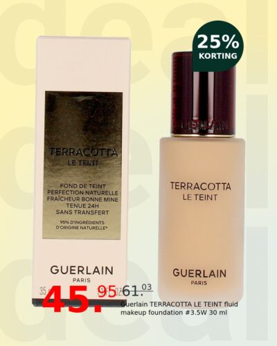 Guerlain TERRACOTTA LE TEINT fluid makeup foundation #3.5W 30 ml