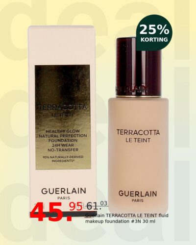 Guerlain TERRACOTTA LE TEINT fluid makeup foundation #3N 30 ml