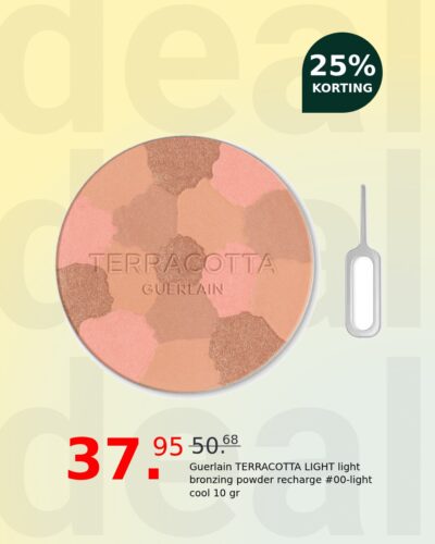 Guerlain TERRACOTTA LIGHT light bronzing powder recharge #00-light cool 10 gr