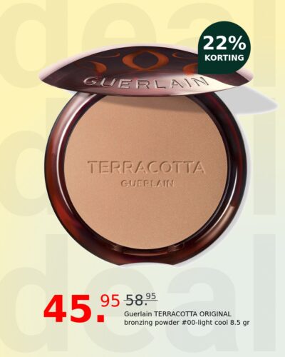 Guerlain TERRACOTTA ORIGINAL bronzing powder #00-light cool 8.5 gr