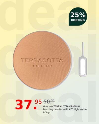 Guerlain TERRACOTTA ORIGINAL bronzing powder refill #01-light warm 8.5 gr