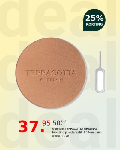 Guerlain TERRACOTTA ORIGINAL bronzing powder refill #03-medium warm 8.5 gr