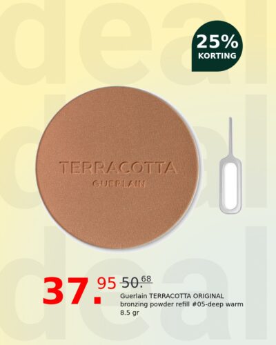 Guerlain TERRACOTTA ORIGINAL bronzing powder refill #05-deep warm 8.5 gr