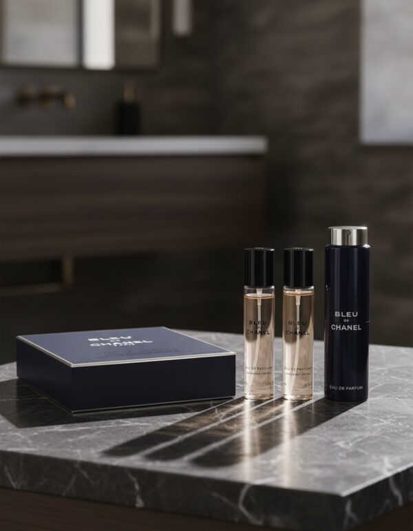 BLEU eau de parfum refillable travel spray 3 x 20 ml