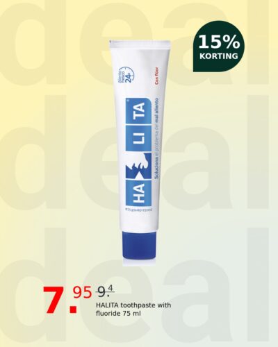 HALITA toothpaste with fluoride 75 ml