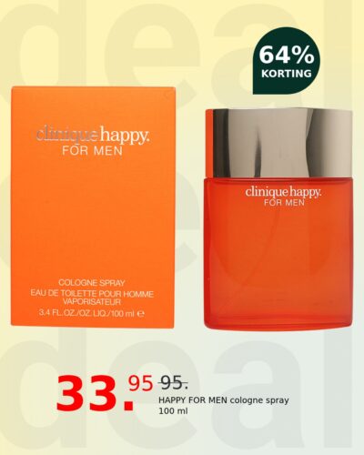 HAPPY FOR MEN cologne spray 100 ml