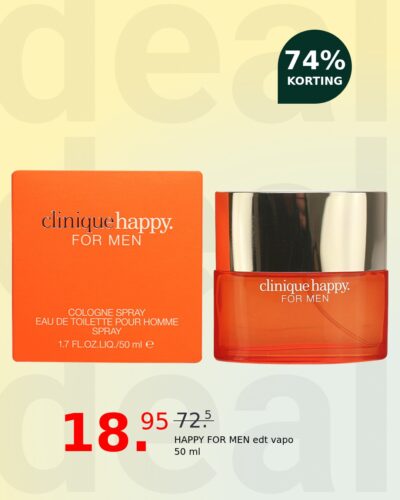 HAPPY FOR MEN edt vapo 50 ml