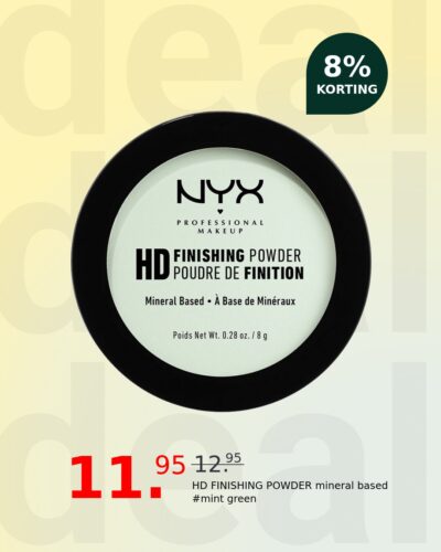 HD FINISHING POWDER mineral based #mint green