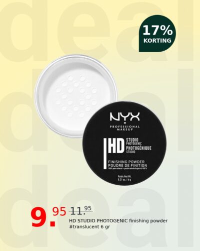 HD STUDIO PHOTOGENIC finishing powder #translucent 6 gr