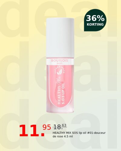 HEALTHY MIX SOS lip oil #01-douceur de rose 4.5 ml