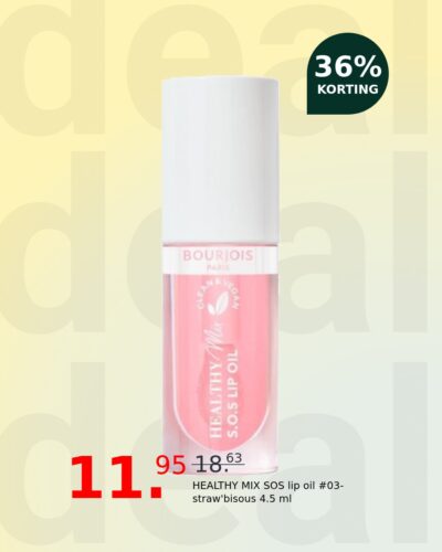 HEALTHY MIX SOS lip oil #03-straw'bisous 4.5 ml