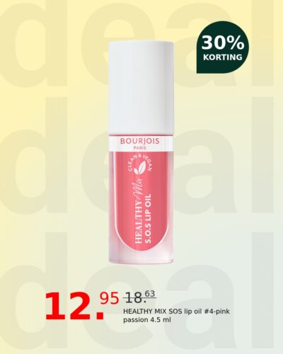 HEALTHY MIX SOS lip oil #4-pink passion 4.5 ml
