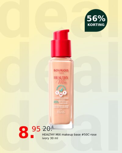 HEALTHY MIX makeup base #50C-rose ivory 30 ml