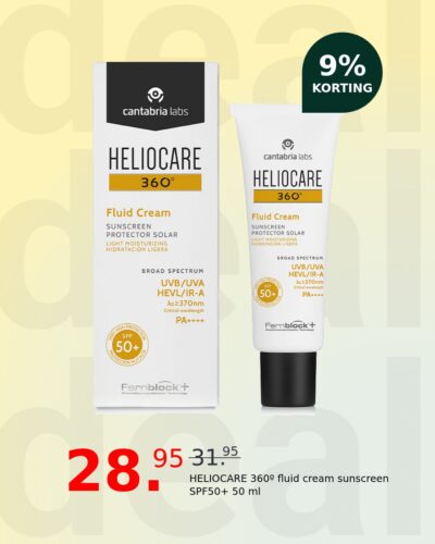 HELIOCARE 360º fluid cream sunscreen SPF50+ 50 ml