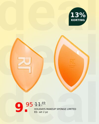 HOLIDAYS MAKEUP SPONGE LIMITED ED. set 2 pz