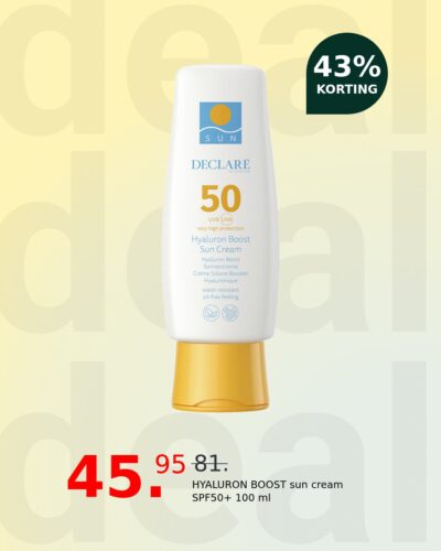 HYALURON BOOST sun cream SPF50+ 100 ml