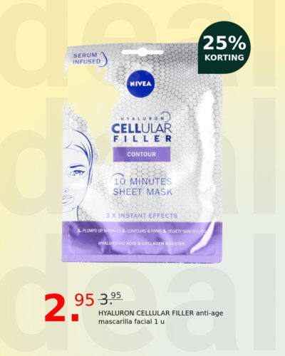 HYALURON CELLULAR FILLER anti-age mascarilla facial 1 u