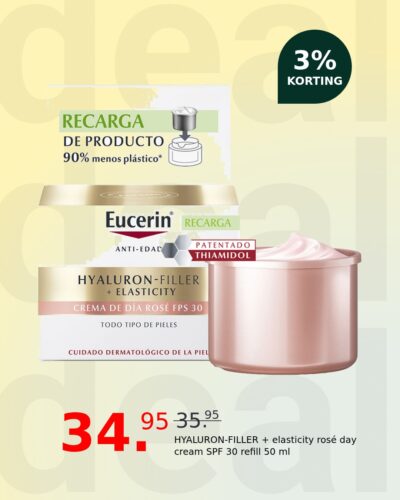 HYALURON-FILLER + elasticity rosé day cream SPF 30 refill 50 ml
