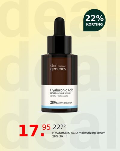 HYALURONIC ACID moisturizing serum 28% 30 ml