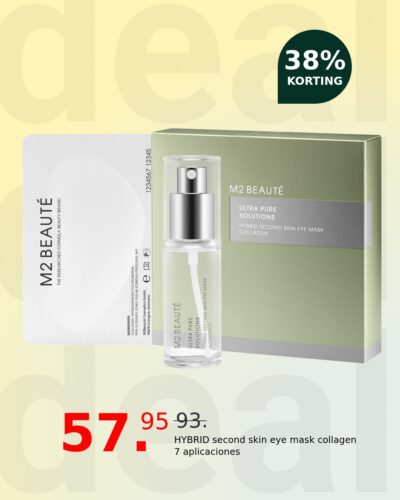 HYBRID second skin eye mask collagen 7 aplicaciones