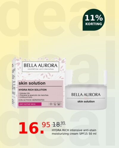 HYDRA RICH intensive anti-stain moisturizing cream SPF15 50 ml