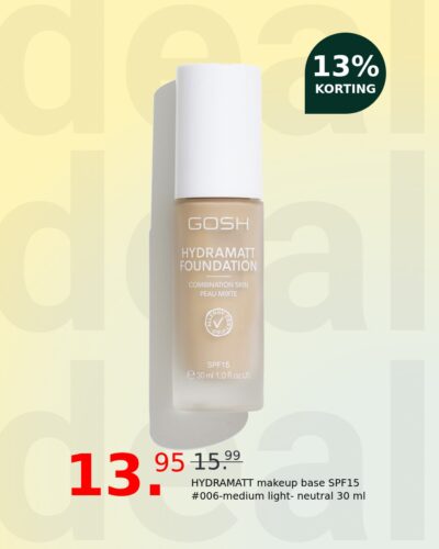 HYDRAMATT makeup base SPF15 #006-medium light- neutral 30 ml