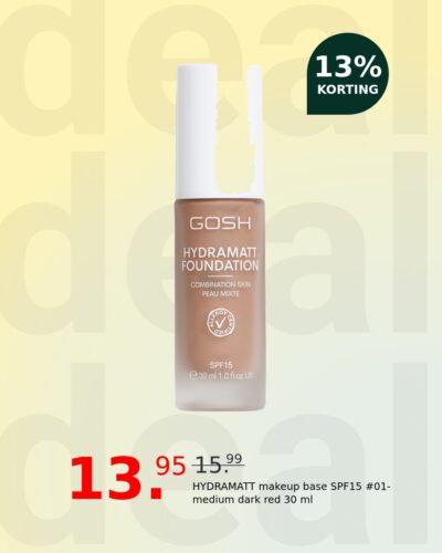 HYDRAMATT makeup base SPF15 #01-medium dark red 30 ml