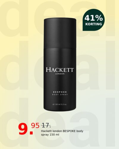 Hackett london BESPOKE body spray 150 ml
