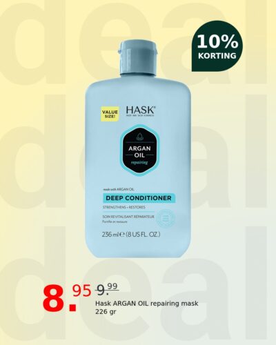 Hask ARGAN OIL repairing mask 226 gr
