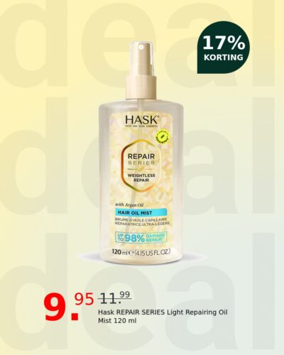 Hask REPAIR SERIES Light Repairing Oil Mist 120 ml