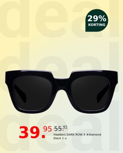 Hawkers DARK ROW X #diamond black 1 u