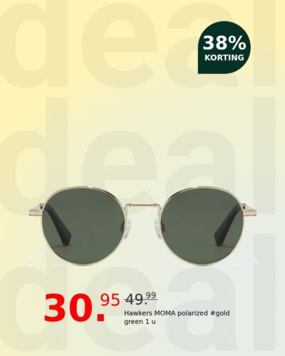 Hawkers MOMA polarized #gold green 1 u