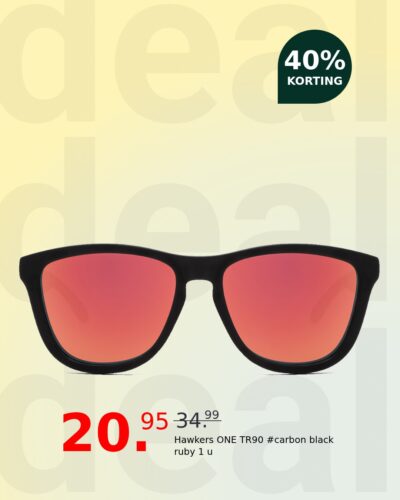 Hawkers ONE TR90 #carbon black ruby 1 u