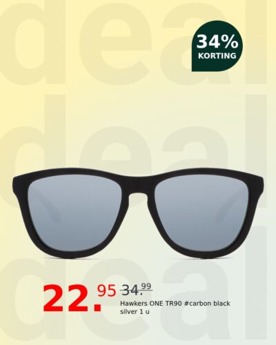 Hawkers ONE TR90 #carbon black silver 1 u