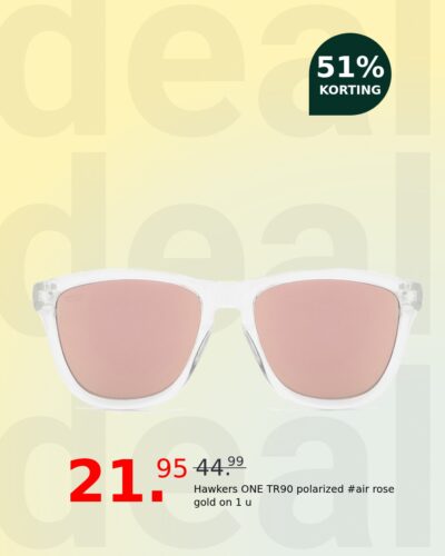 Hawkers ONE TR90 polarized #air rose gold on 1 u