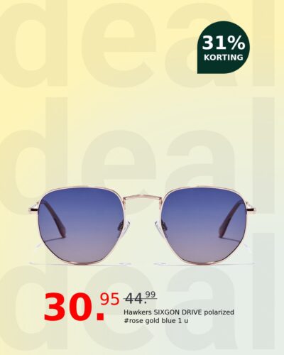 Hawkers SIXGON DRIVE polarized #rose gold blue 1 u