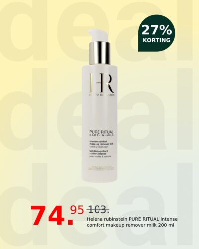 Helena rubinstein PURE RITUAL intense comfort makeup remover milk 200 ml
