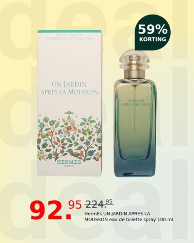 HermÈs UN JARDIN APRES LA MOUSSON eau de toilette spray 100 ml