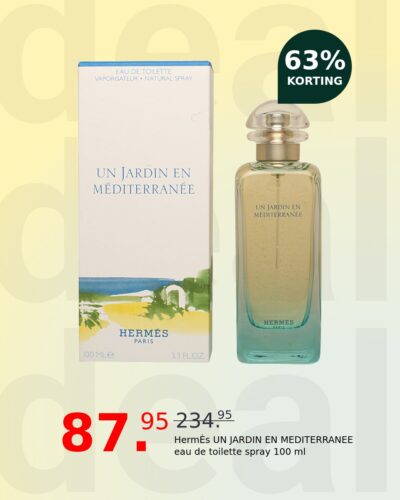 HermÈs UN JARDIN EN MEDITERRANEE eau de toilette spray 100 ml
