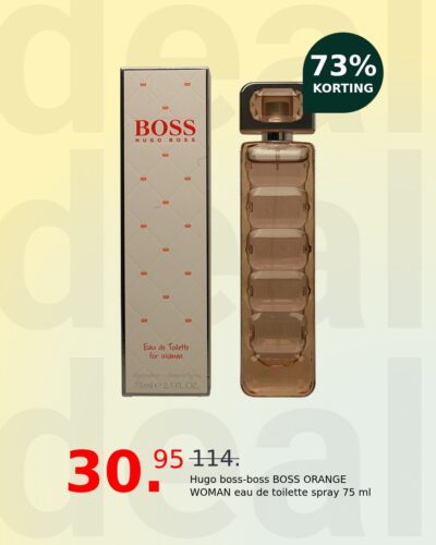 Hugo boss-boss BOSS ORANGE WOMAN eau de toilette spray 75 ml