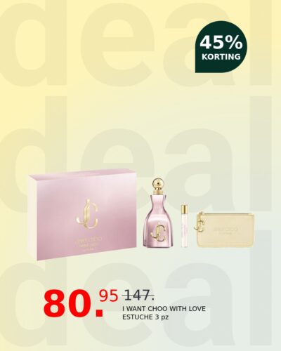 I WANT CHOO WITH LOVE ESTUCHE 3 pz