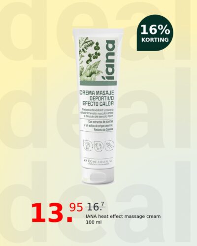 IANA heat effect massage cream 100 ml